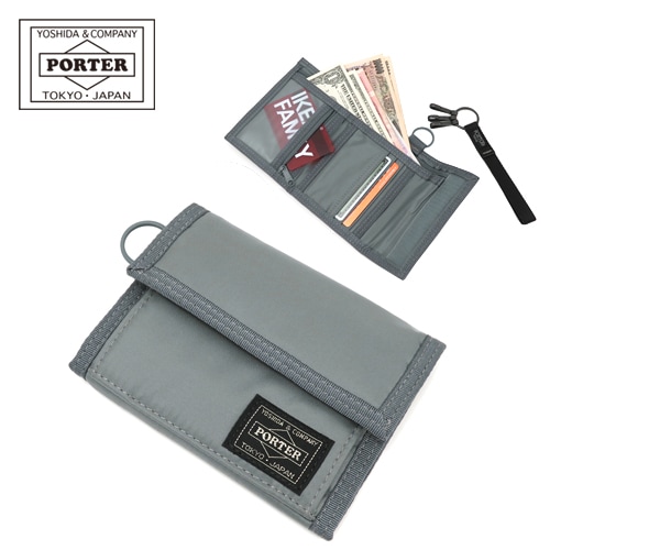 ポーター カプセル ウォレット 555-06440 （カラー：グレー