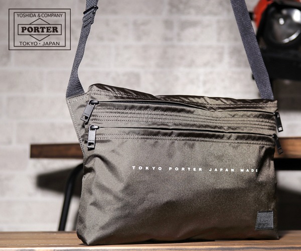 ポーター フラット ショルダーバッグ 861-16806 （カラー：カーキ