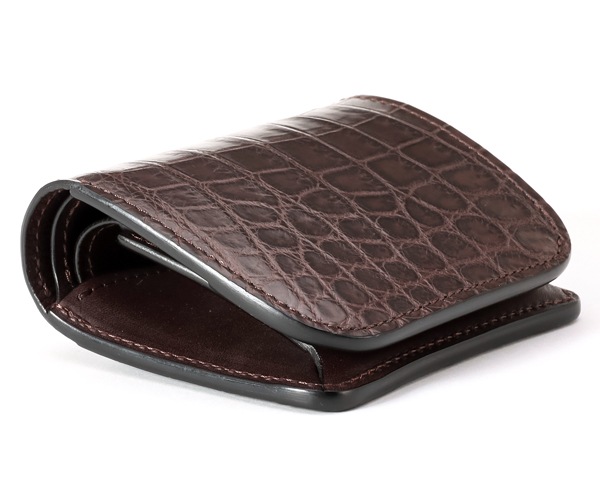 選べるノベルティ付】 ワイルドスワンズ クロコダイル カーサ ミニ財布