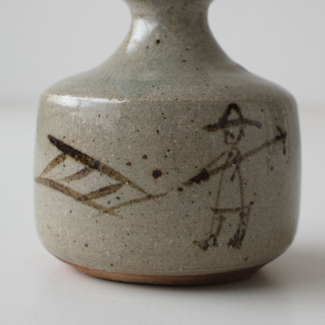 花入/絵唐津 | からつ焼 高麗窯 | 糸島くらし×ここのき 公式通販サイト