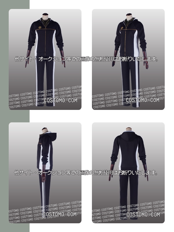 送料無料】とうらぶ風 黒×金 ジャージセット 膝丸【内番】