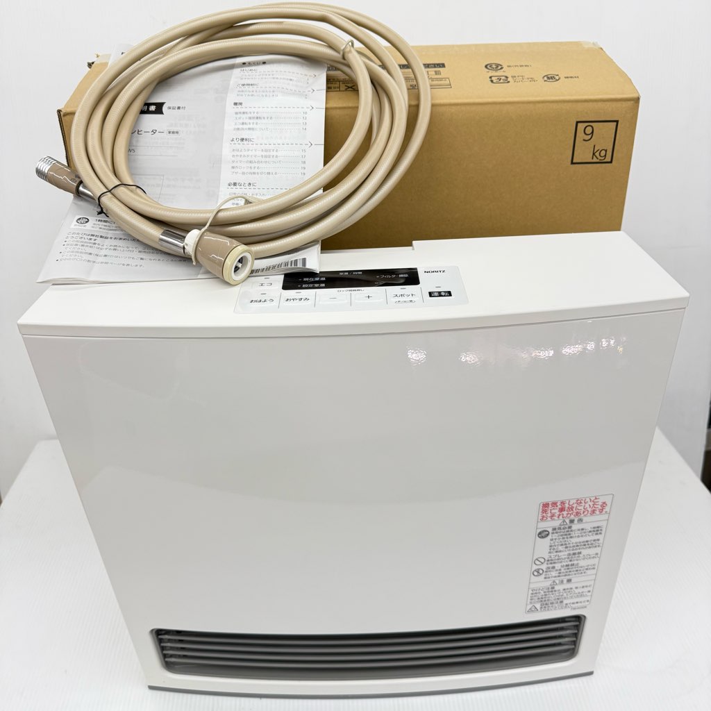 中古美品 ノーリツ プロパンガス用 ガスファンヒーター GFH-4006S-W5
