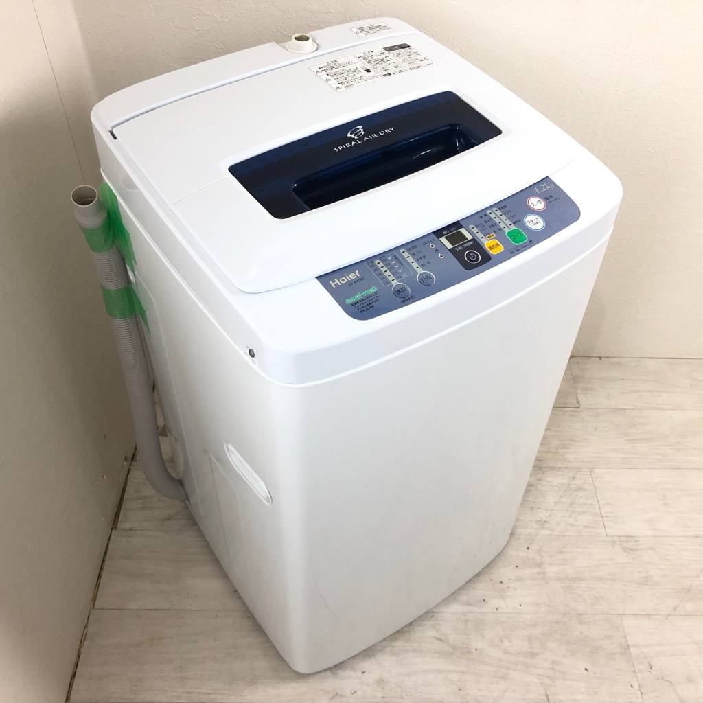 中古 4.2kg 全自動洗濯機 ハイアール JW-K42FE 2015年製 小型