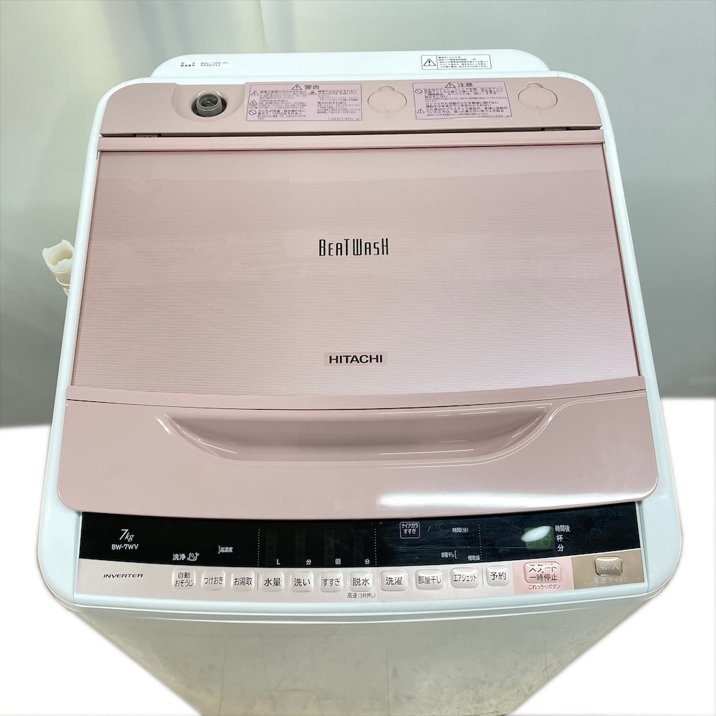 中古 7.0kg 簡易乾燥機能搭載 全自動洗濯機 ビートウォッシュ BW-7WV