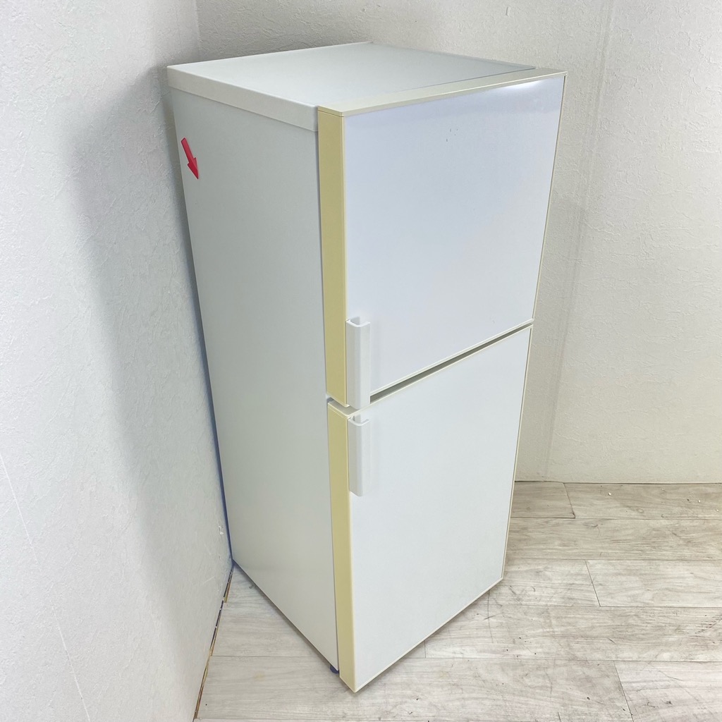 中古 137L 2ドア冷蔵庫 人気の無印良品 AMJ-14D-1 2015年製 ホワイト