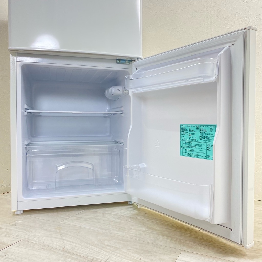 中古 高年式 amadana タグレーベル バイ アマダナ 85L 2ドア冷蔵庫 AT