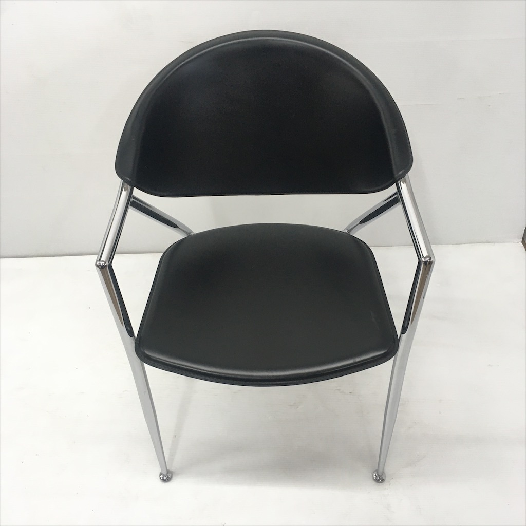 中古 Calligaris カリガリス Cicladi アームチェア レザー 2脚セット