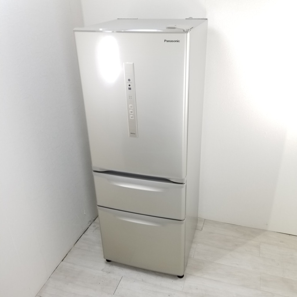 K023 PANASONIC 3ドア冷蔵庫 2018年製 NR-C37HGM-N Panasonic