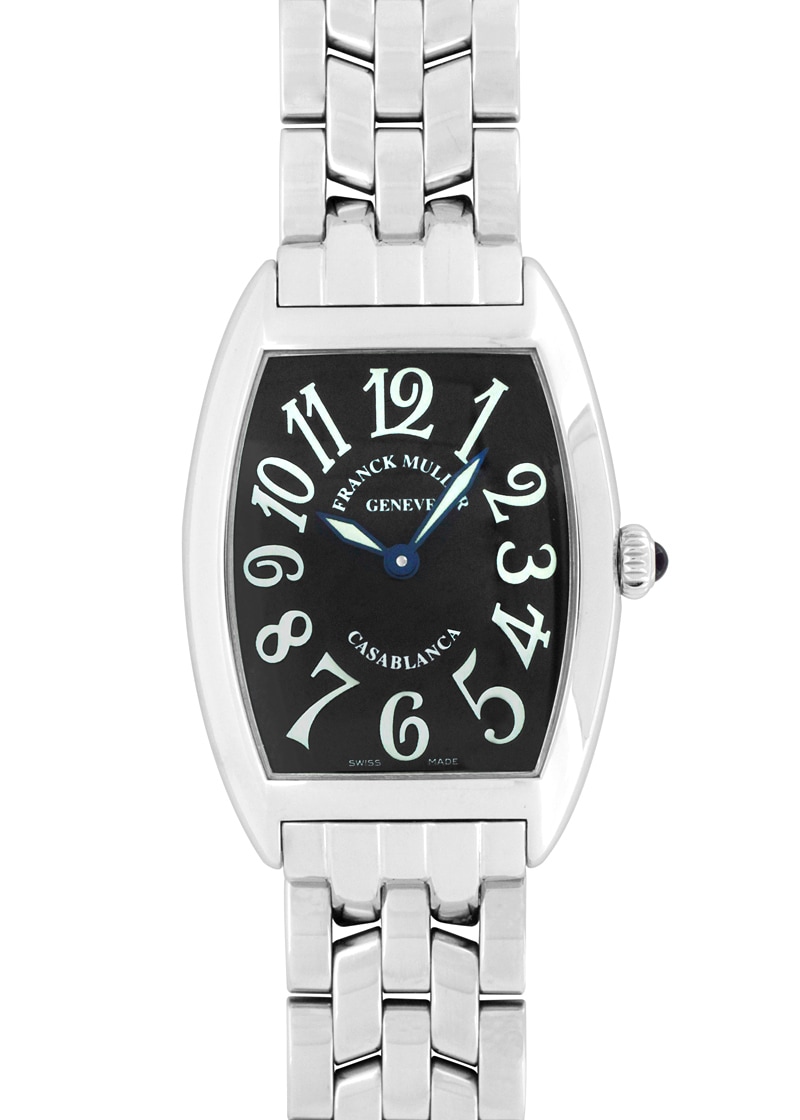 フランク ミュラー 1752QZ CASA レディース カサブランカ SS 黒文字盤