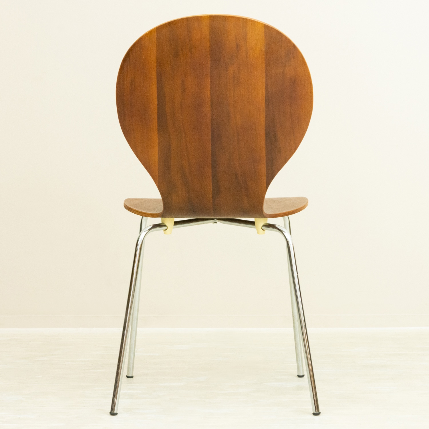 ダイニングチェア チーク スチール 北欧ビンテージ家具CLOVERKY