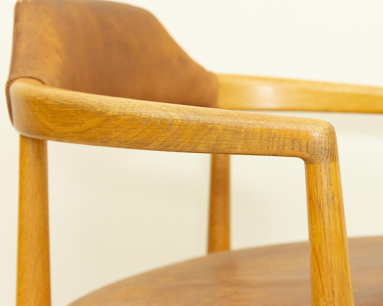 アームチェア オーク レザー 北欧家具 通販 CLOVERSKY/クローバースカイ