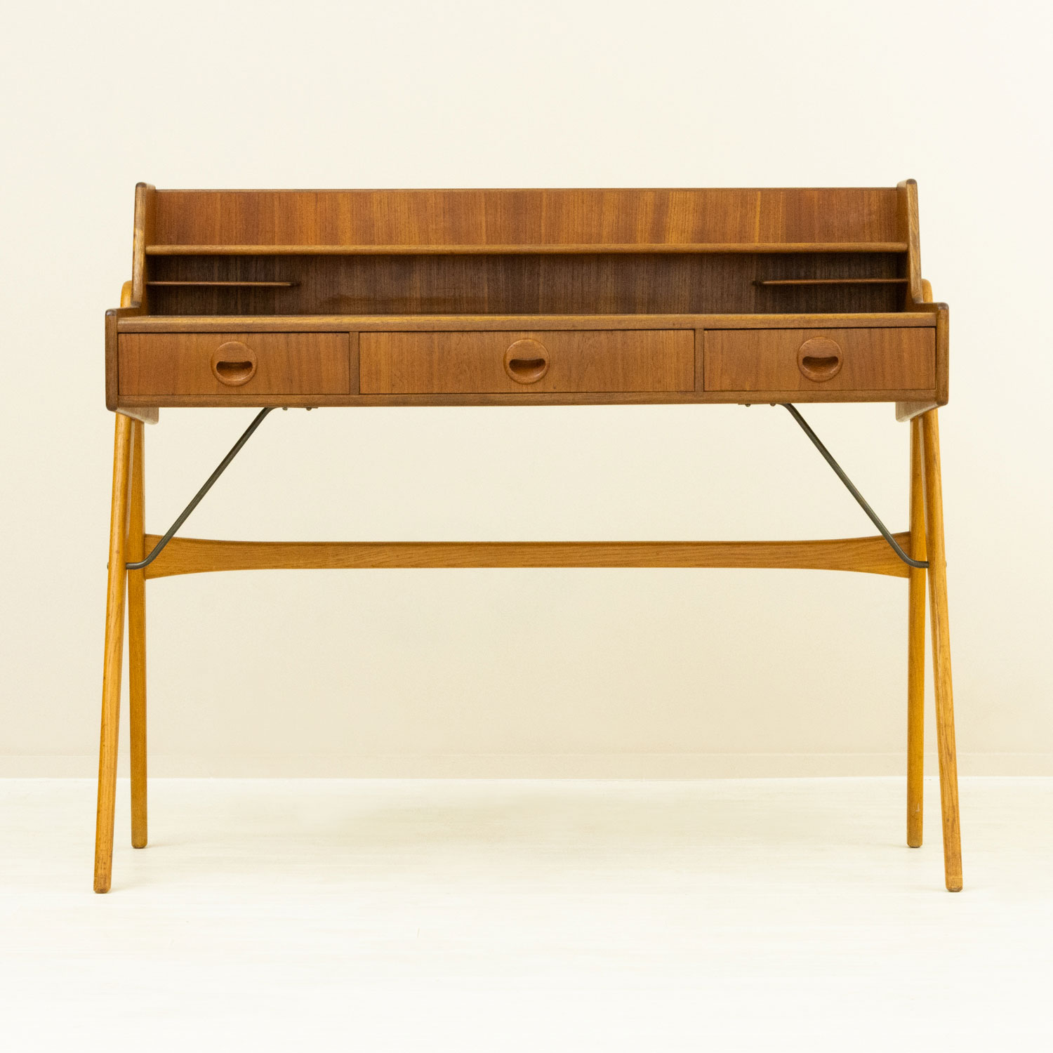 Arne Wahl Iversen デスク チーク 北欧ビンテージ家具CLOVERKY