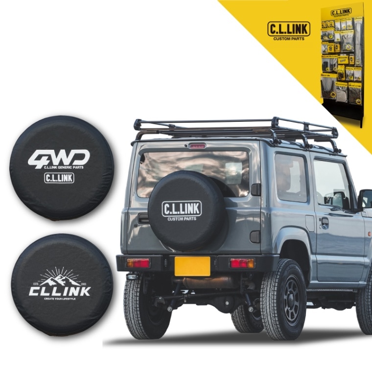 シーエルリンク スペアタイヤカバー ジムニー JB64 JB74 JB23 JA11