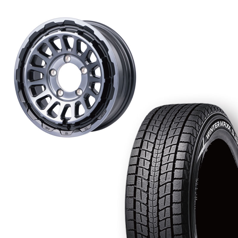 ジムニー 175/80R16 スタッドレスセット4本 美品 バリ溝 超バリ山美品】ジムニー スタッドレス 4本 175/80R16 JB23