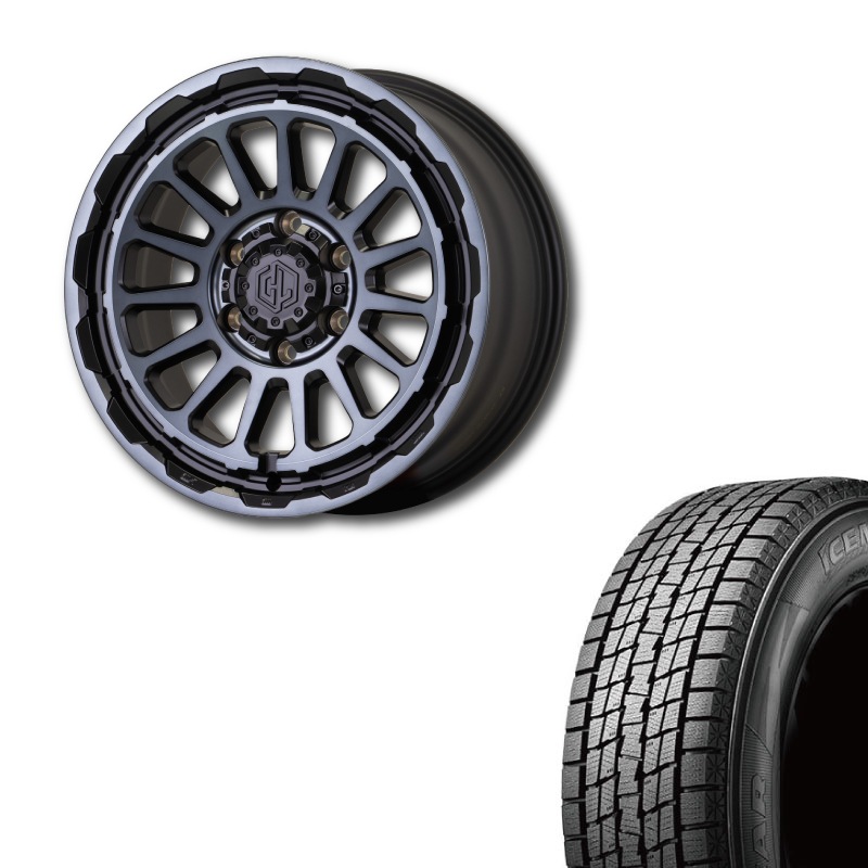 フォルクスワーゲン18インチトゥワレグホイール×スタッドレス 265/60R18 jf009-6h-bs-vrx3.gif