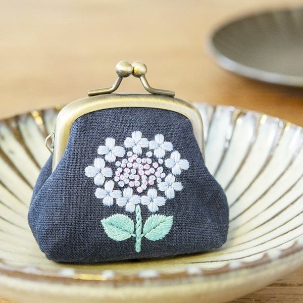piece スミレソラ 大和撫子ながま口キット 紫陽花 | 手芸センター