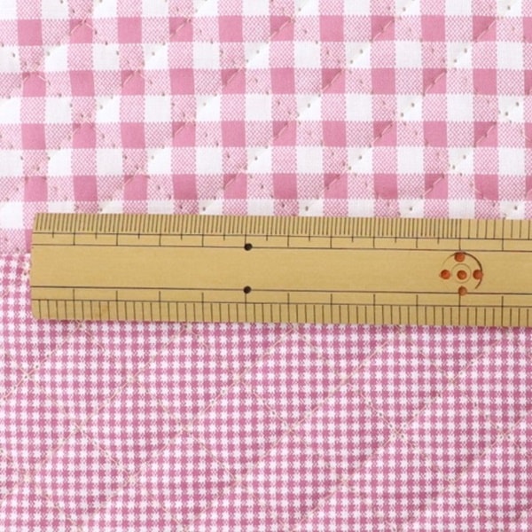 生地 チェック＆チェック リバーシブル 【キルト】 3701KR | 手芸