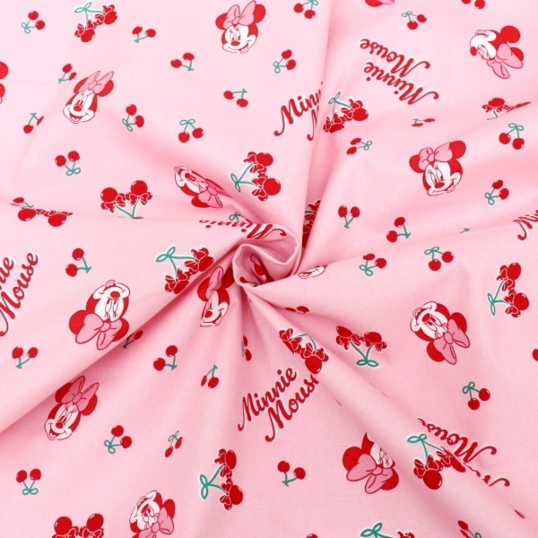 生地 2026 ディズニー BTS ミニーマウス チェリー柄 オックス GR-1152