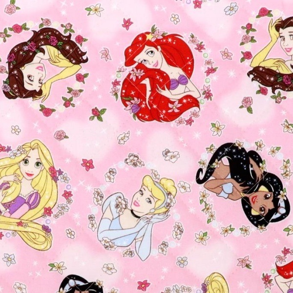 生地 2026 ディズニー BTS ディズニープリンセス フラワー柄 オックス