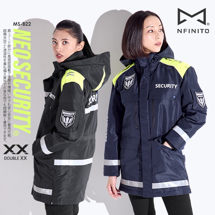 送料無料 警備服 防寒 コート ジャケット ネオセキュリティ NEO
