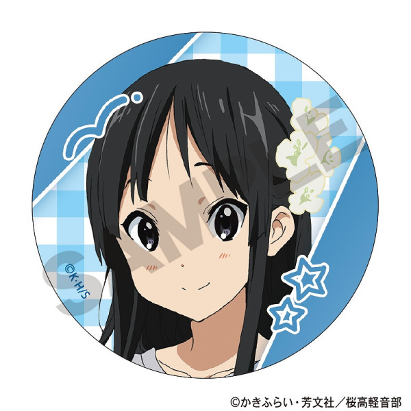 けいおん！ アート缶バッジ＿中野 梓