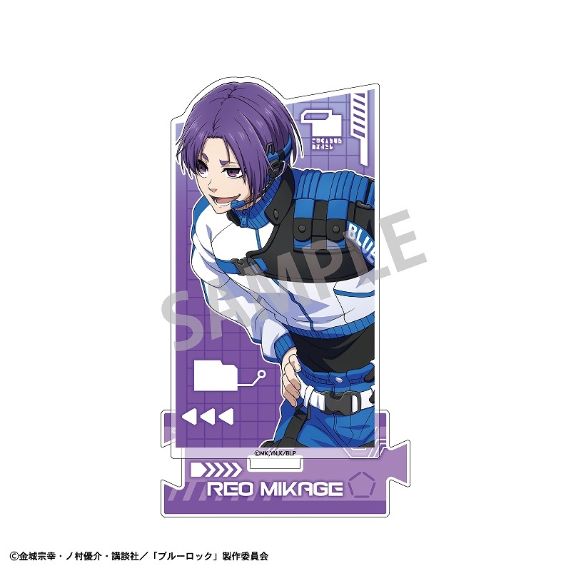ブルーロック 香り付きアクリルスタンド＿御影 玲王／サイバーパンク