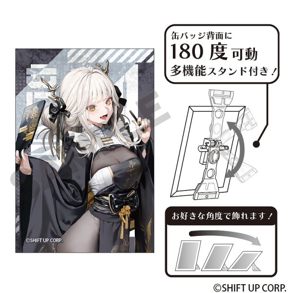 勝利の女神:NIKKE アート缶バッジ＿ドロシー:ノスタルジア