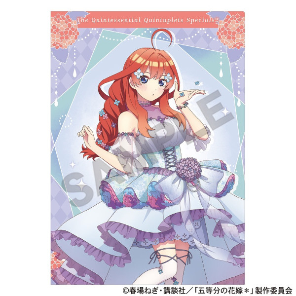 五等分の花嫁＊ A4シングルクリアファイル＿集合／桜アフタヌーンティー