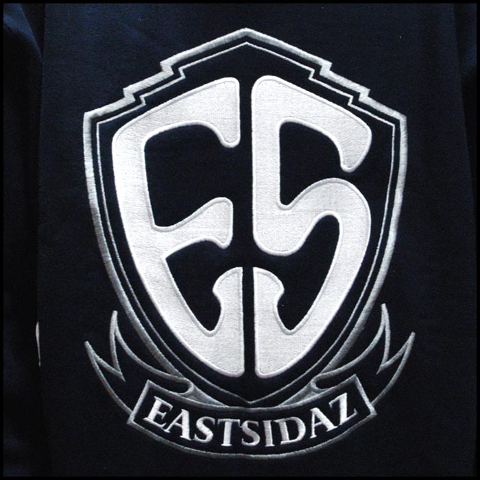 ☆G-way EAST SIDAZ 刺繍 スウェット ネイビー WEST WEAR ウエスト