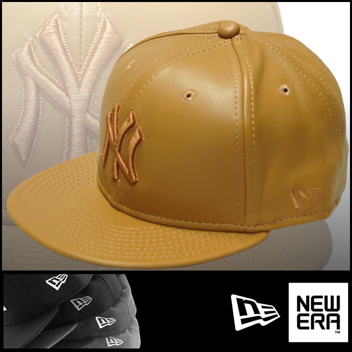 NEW ERA レザー CAP NEW YORK YANKEES ニューヨーク ヤンキース NY