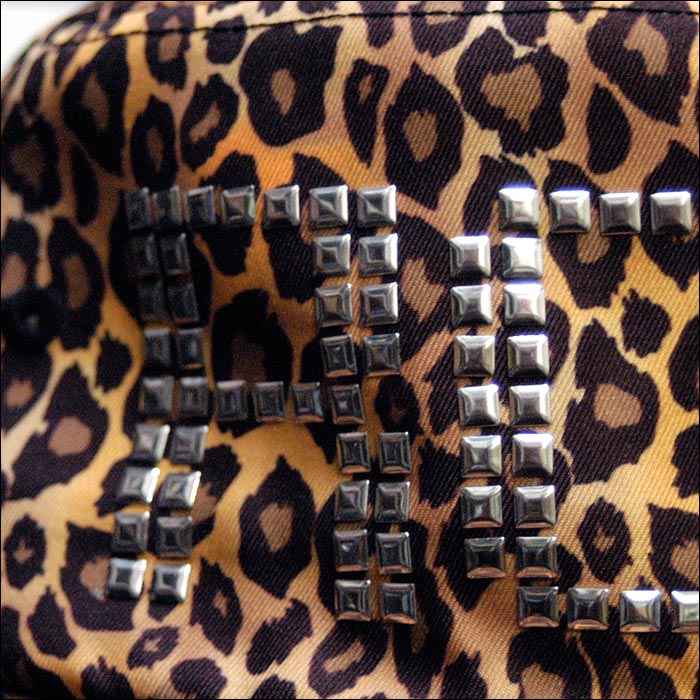 Roen ロエン ハット スタッズ ロゴ レオパード 豹柄 バケットハット