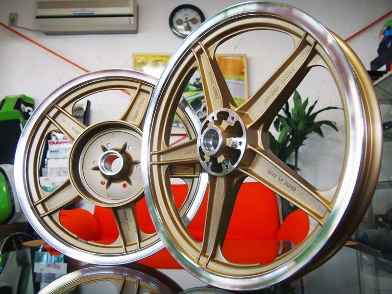 Z1/Z2/H2 HAYASHIキャストホイール(F6穴 リアドラム) 【欠品中 ご予約