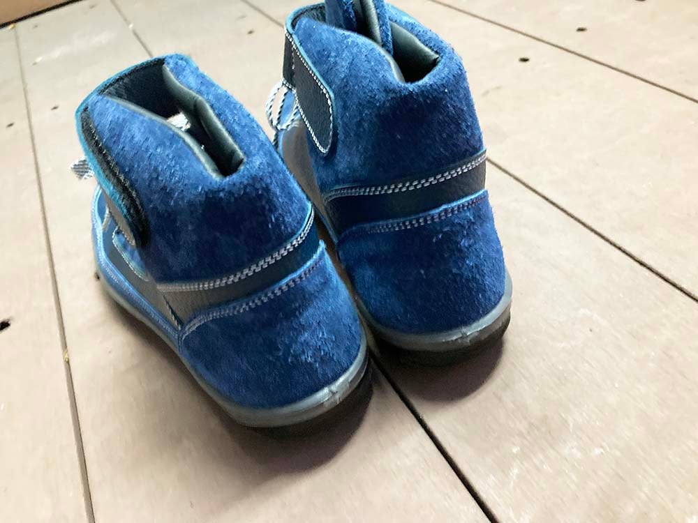 椿モデル 青木 安全靴 AG-21 Forza 紺/紺 JIS規格T8101安全靴 | 安全靴