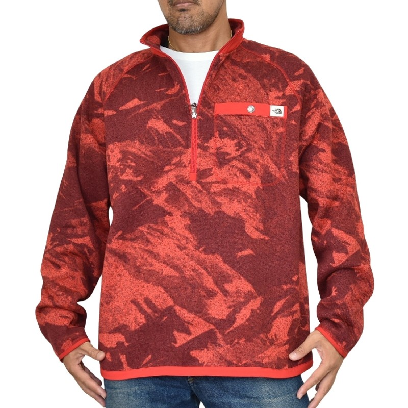 SALE】大きいサイズ メンズ ノースフェイス フリースジャケット ハーフ