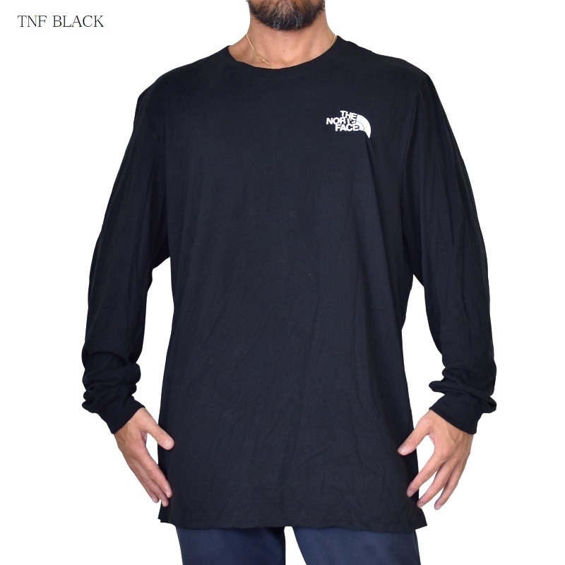 大きいサイズ メンズ ノースフェイス ロンT 長袖 Tシャツ バック