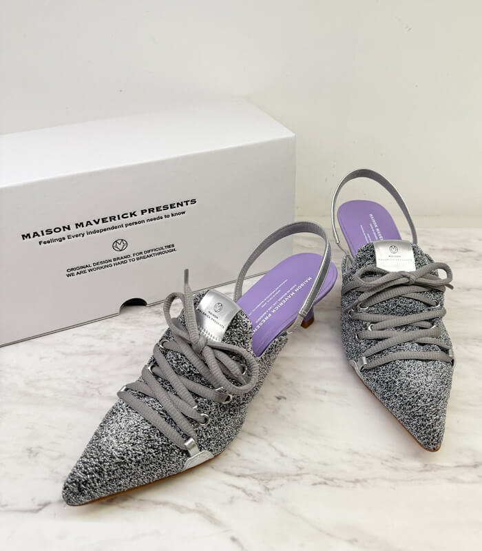 MAISON MAVERICK PRESENTS】スパークルレ－スアップパンダルMS2510