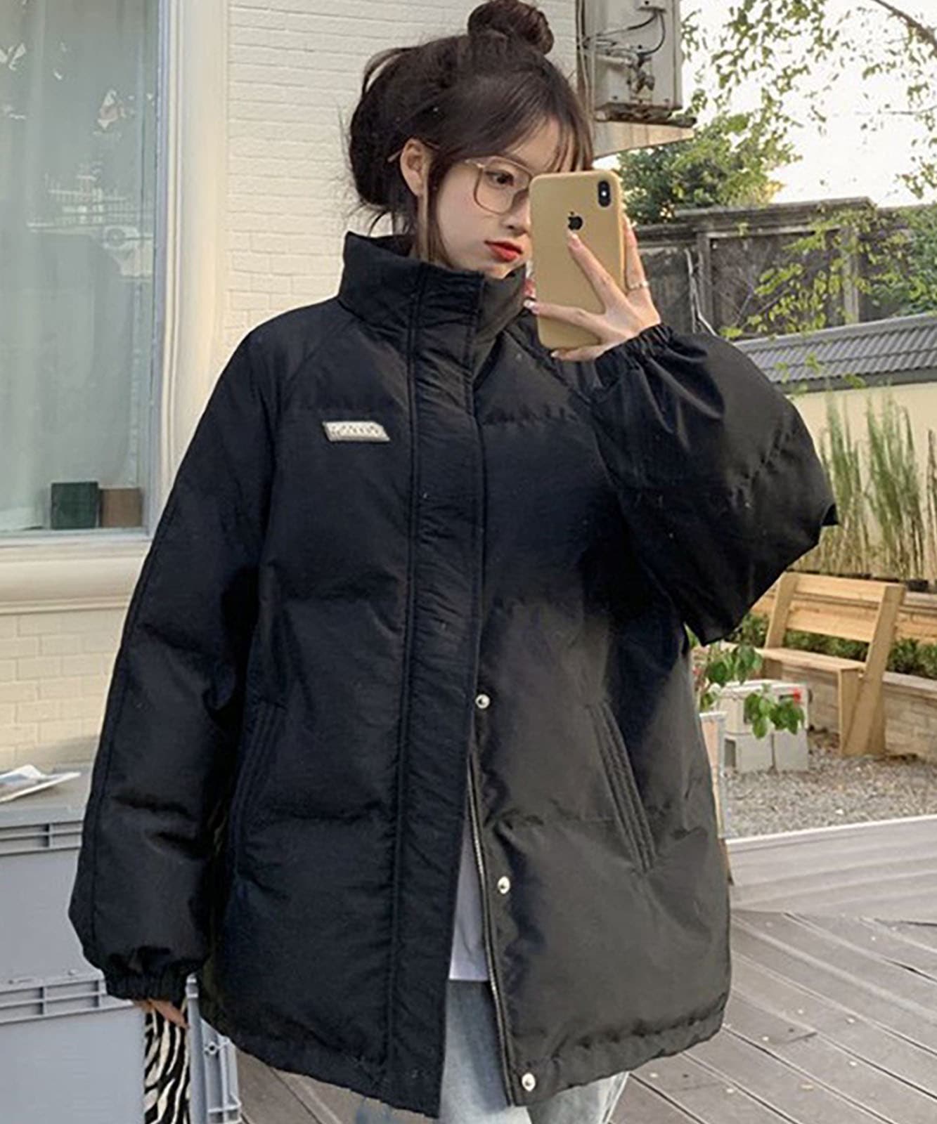 DEVICE select オーバーサイズ ミニロゴ ダウンジャケット メンズ