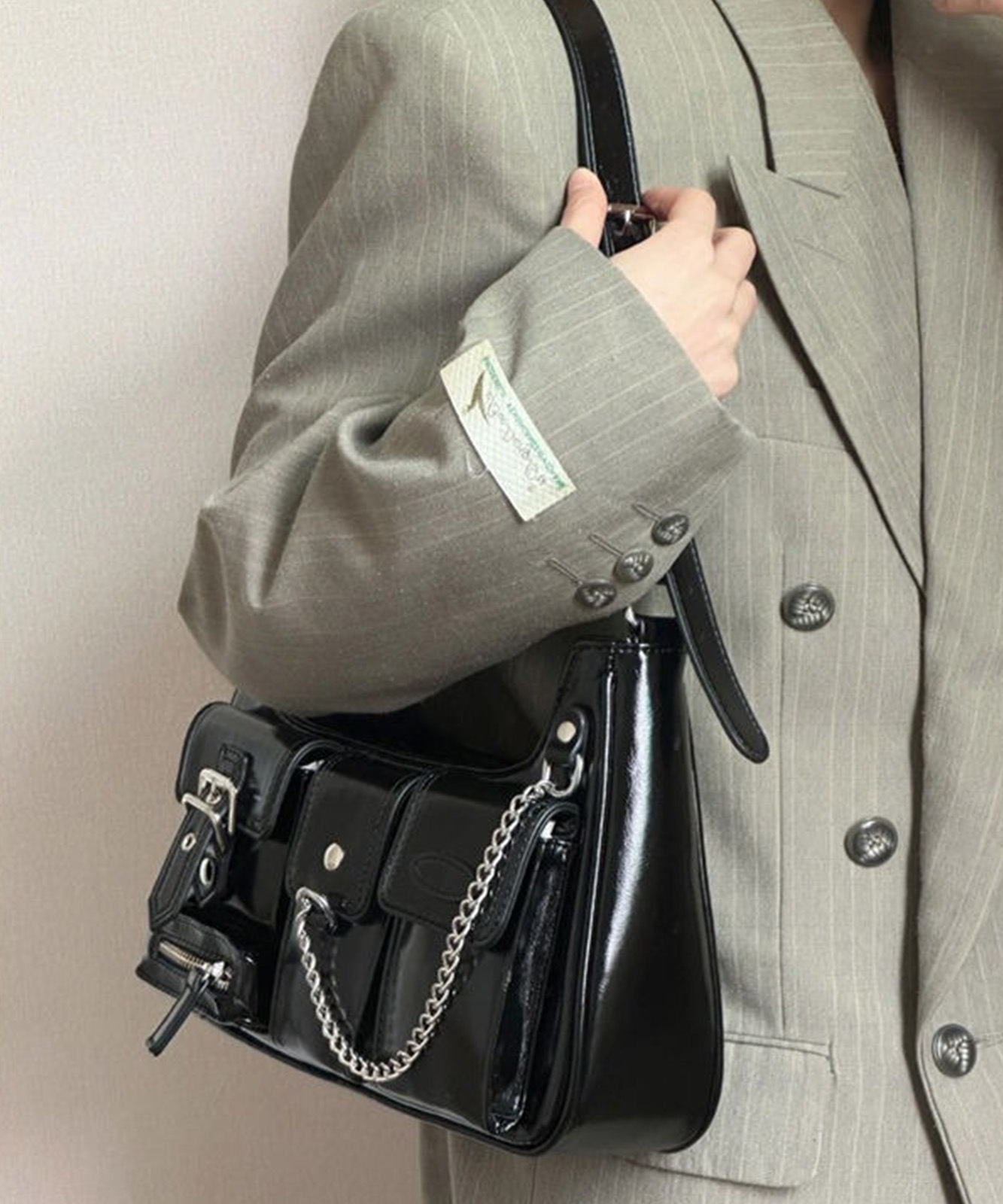 DEVICE select 】 マルチポケット チェーン ショルダーバッグ