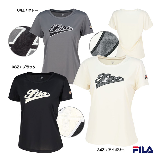 フィラ FILA テニスウェア レディス アップリケTシャツ EL0251