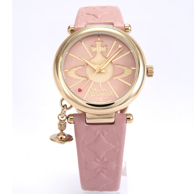 ヴィヴィアンウエストウッド]Vivienne Westwood 腕時計 ORB ピンク文字