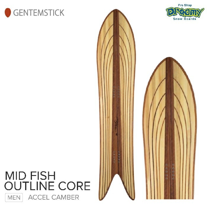 GENTEM STICK ゲンテンスティック MID FISH OUTLINE CORE ミッド