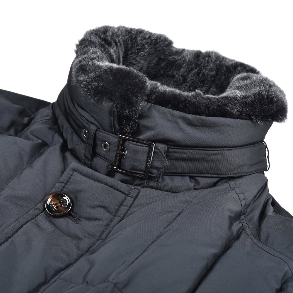 MOORER ムーレー VALENTE-KM2 ポリエステル ラビットファー ダウン