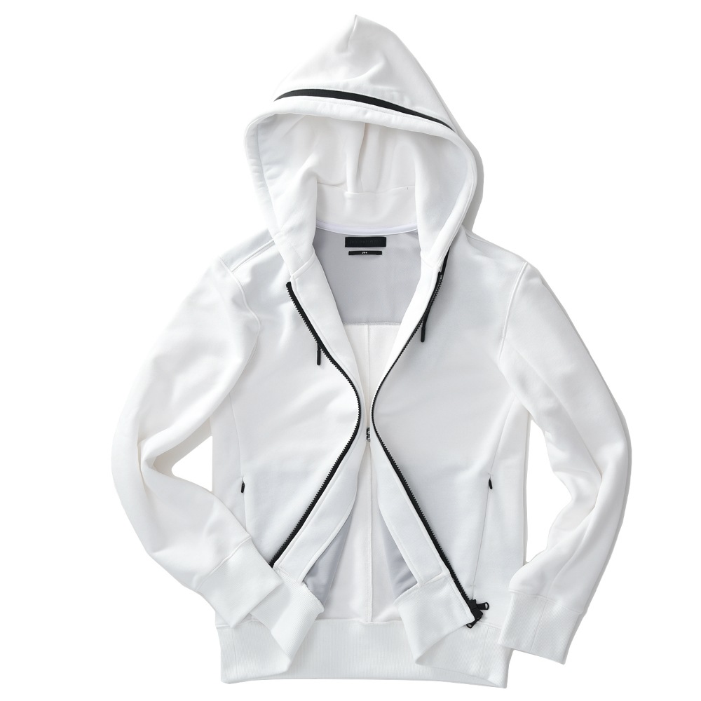 JUNHASHIMOTO ジュンハシモト JH＋ ZIP HOODIE ZIPパーカー WHITE