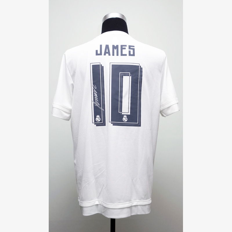 ハメス・ロドリゲス直筆サイン入りレアルマドリード15/16ホーム