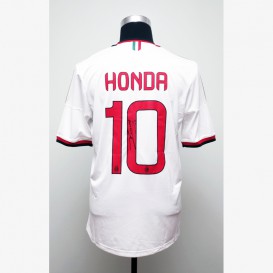本田圭佑 直筆サイン入り選手支給ACミラン13/14ホームユニフォーム