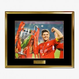 ジェラード直筆サイン入りリバプール14/15ホームユニフォーム | THE DUGOUT