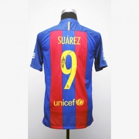 イニエスタ直筆サイン入りバルセロナ15/16ホームユニフォーム | THE DUGOUT