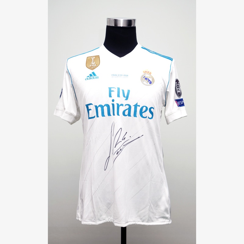 ラモス直筆サイン入りレアルマドリード17/18ホームユニフォーム (決勝