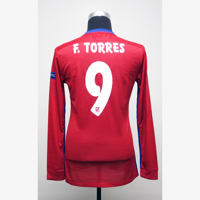 トーレス直筆サイン入り選手支給アトレティコ・マドリード2016CL決勝