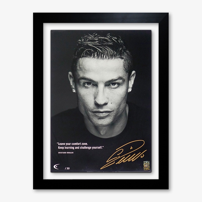 世界限定30枚] ロナウド直筆サイン入りクォートアート 